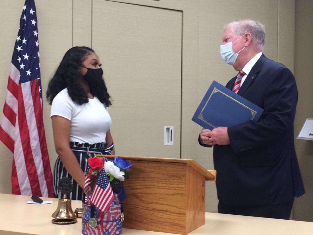 Khirstia Sheffield, 2020 recipient of the Rotary North Scholarship.