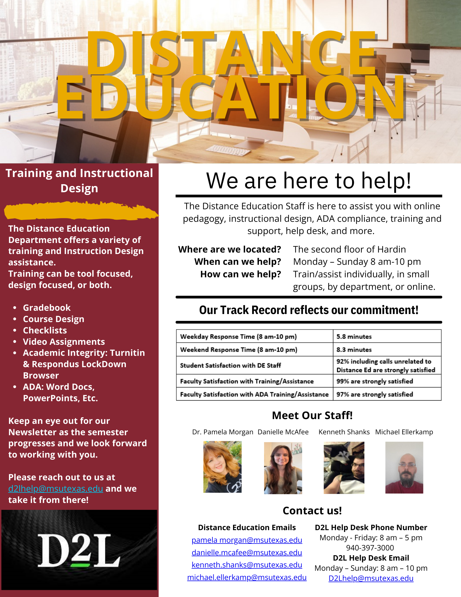 August 2024 Distance Education Newsletter. Click the image for an accessible PDF version.