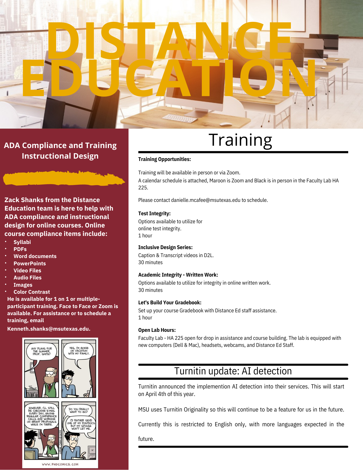 April 2023 Distance Education Newsletter