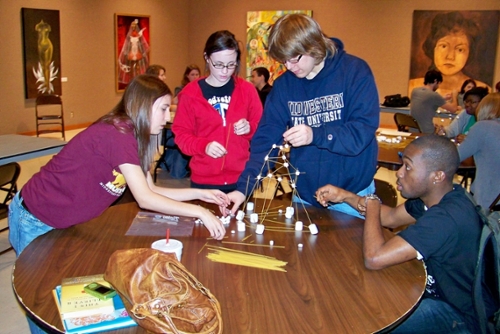 A Group of students in College Connection