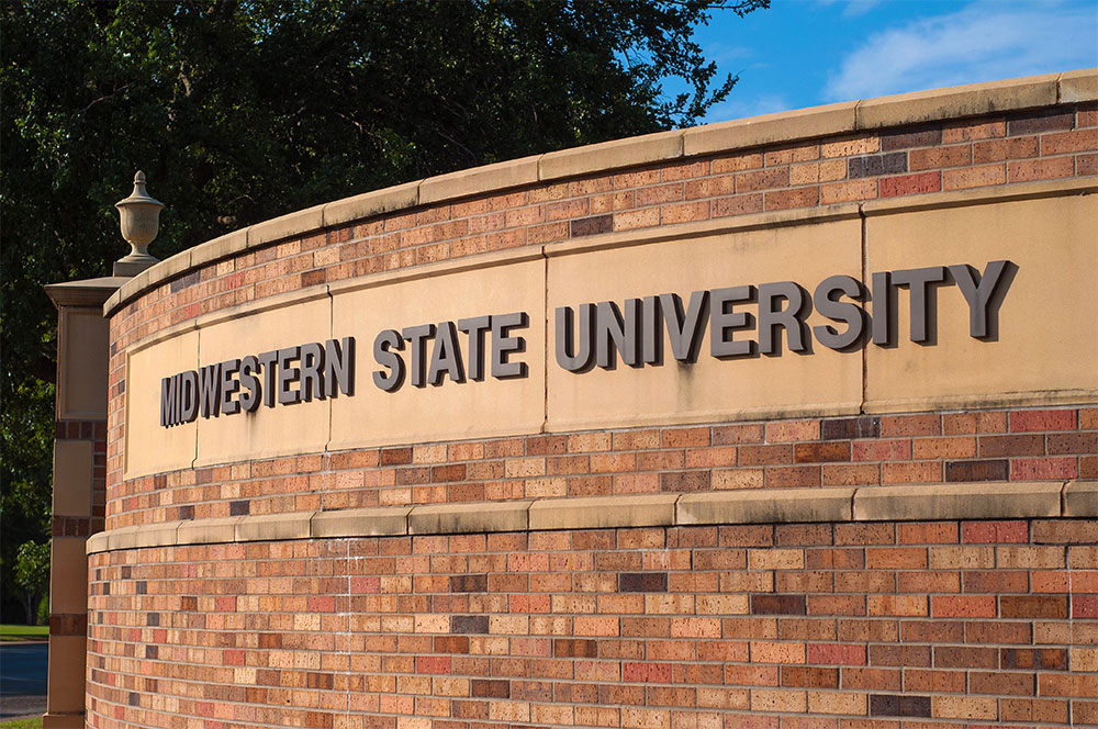 Midwestern State University Sign